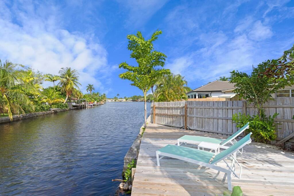 Waterfront-Heated Pool-Mini Golf-Game Room-2Mi Beach Fort Lauderdale Eksteriør bilde