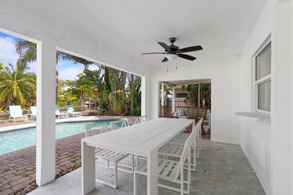 Waterfront-Heated Pool-Mini Golf-Game Room-2Mi Beach Fort Lauderdale Eksteriør bilde