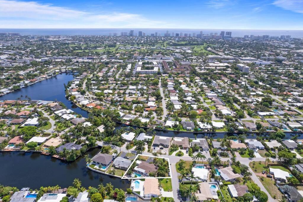 Waterfront-Heated Pool-Mini Golf-Game Room-2Mi Beach Fort Lauderdale Eksteriør bilde